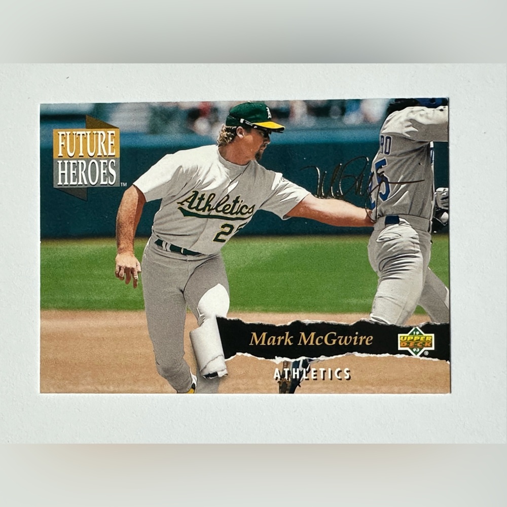 Mark McGuire, Oakland Athletics Baseball Card - 1993 Future Heroes. No. 60 of 63